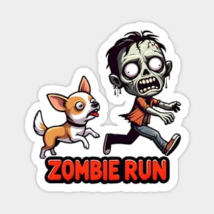 Zombie Run Magnet