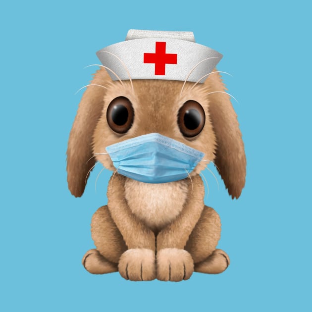 Cute Baby Bunny Nurse by jeffbartels