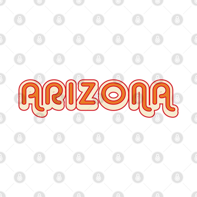 Arizona 1970s vintage design with shadow by Webdango