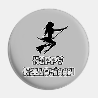 Happy Halloween - Pretty Halloween Witch - 1510201519 Pin