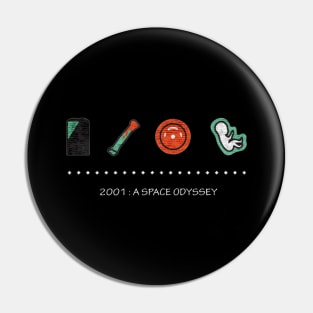 Time 2001 Space Odyssey Pin