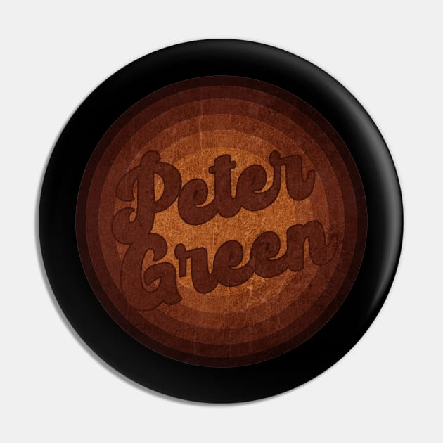 Peter Green - Vintage Style Pin by Posh Men