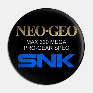 Neo Geo Pro Gear Spec Gold Retro Design Pin