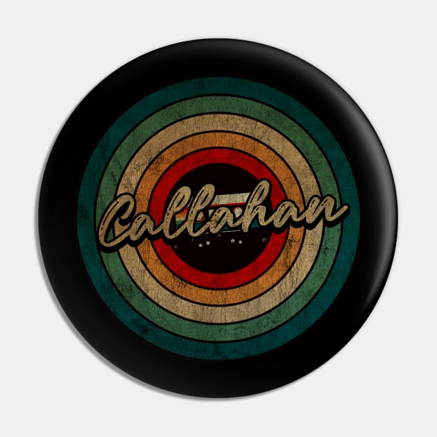 Callahan Auto Parts  - Vintage Circle kaset Pin by WongKere Store