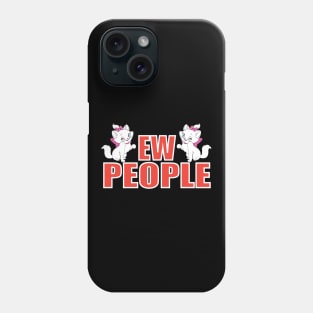 Meow people tee design birthday gift graphic Phone Case