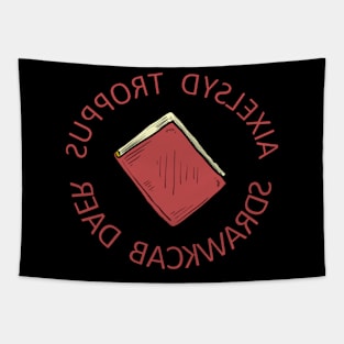 Read Backwards Tapestry