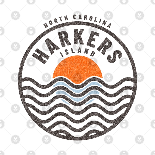 Harkers Island, NC Summertime Vacationing Sunrise Waves by Contentarama