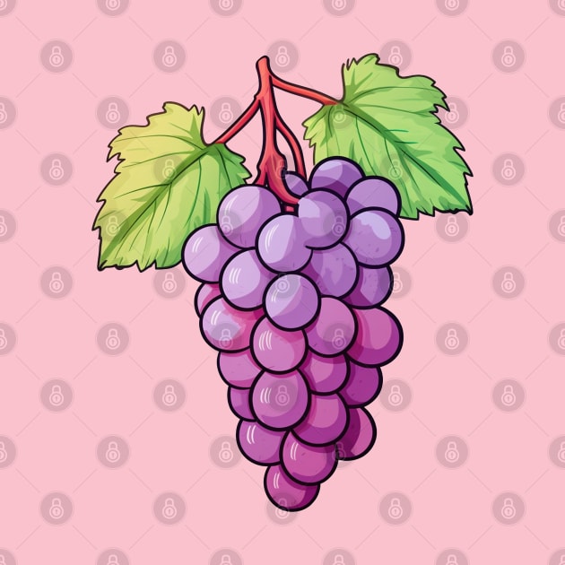 Grape Tree Art by Pastel Craft