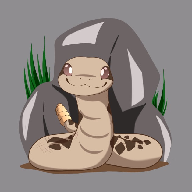 Cute chibi rattlesnake by sabhu07