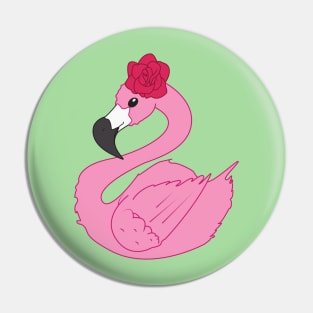 Flamenco Flamingo Pin