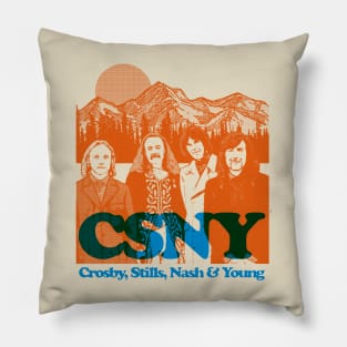 Crosby Stills Nash and Young Pillow