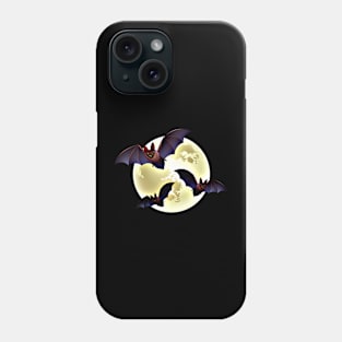 Creepy Moon Bats Phone Case