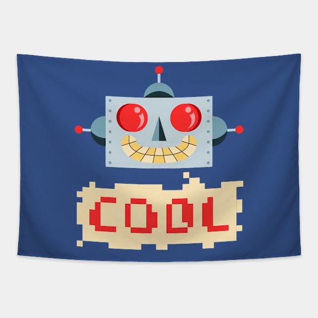 COOL ROBOT Tapestry by Joe Gottli