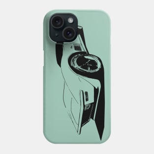 1971 Chevy Corvette - stylized monochrome Phone Case