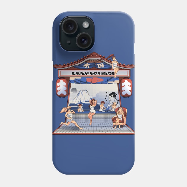 Bath house Phone Case by CoinboxTees