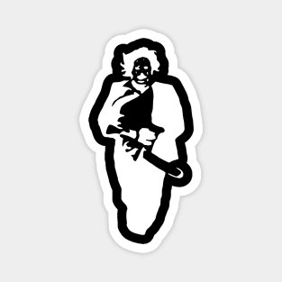 Leatherface - Texas Chainsaw Massacre Stencil Magnet