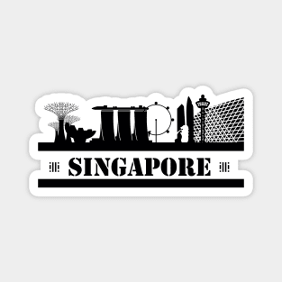 Singapore Skyline Magnet