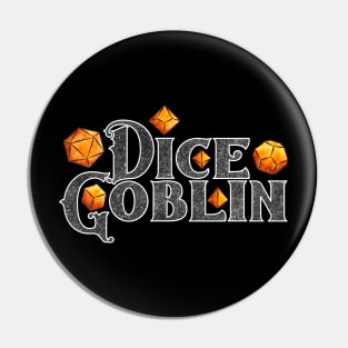 Dice Goblin Orange Sunburst Dice Pin