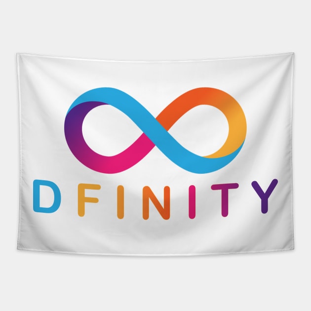 DFINITY logo Tapestry by Fanbros_art