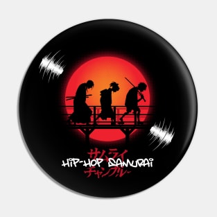 Hip-hop samurai Pin