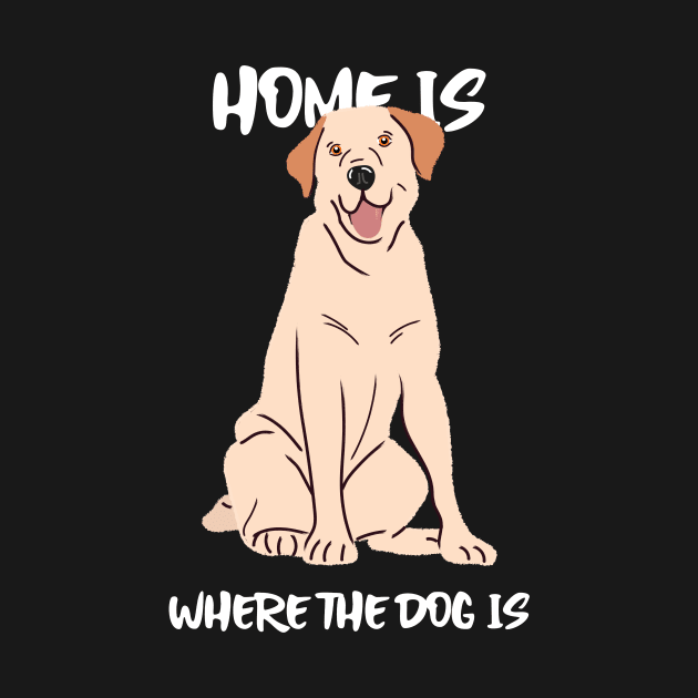 Home is where the dog is by Cectees