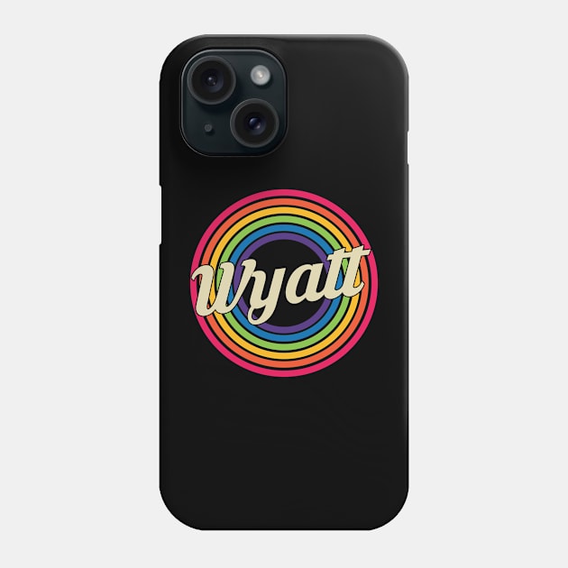 Wyatt - Retro Rainbow Style Phone Case by MaydenArt