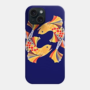 Artsy fish lovers Phone Case