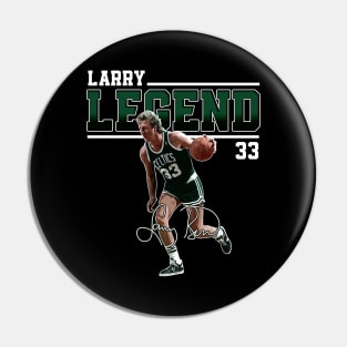 Larry Bird Legend Air Bird Basketball Signature Vintage Retro 80s 90s Bootleg Rap Style Pin