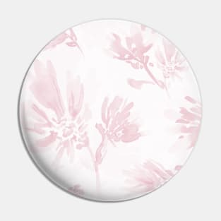 light pink flowers watercolor Pin