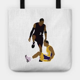 Allen Iverson steps over Tyronn Lue Tote