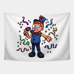 New Year/ Carnival Guy At A Party Tapestry