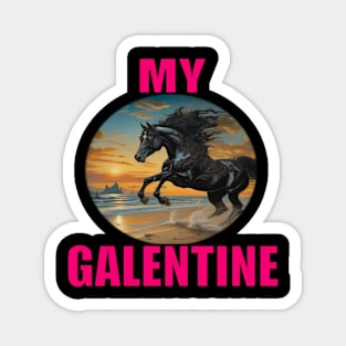 My galentine horse Magnet