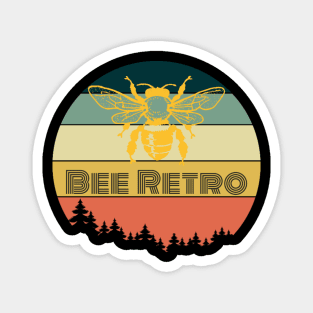 Bee Retro Magnet