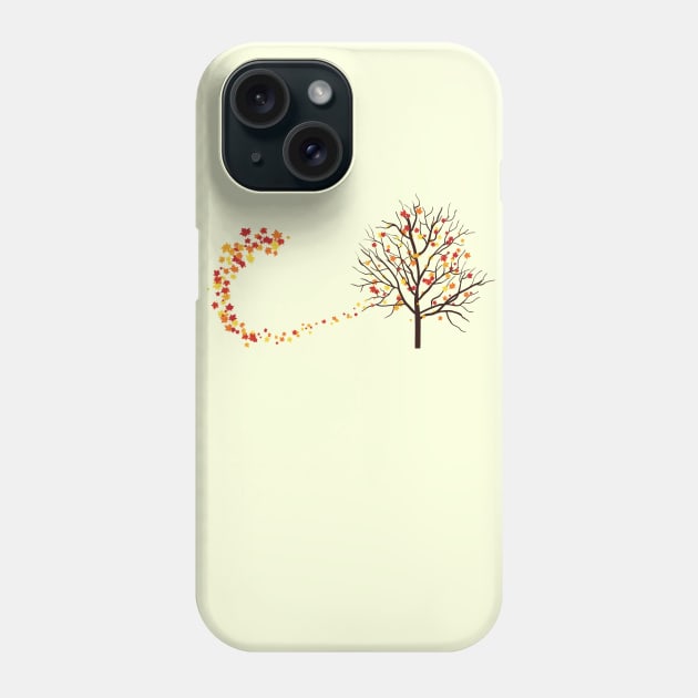 color of tree Phone Case by Diusse