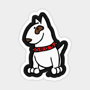 Just Bully English Bull Terrier Cartoon Dog Magnet
