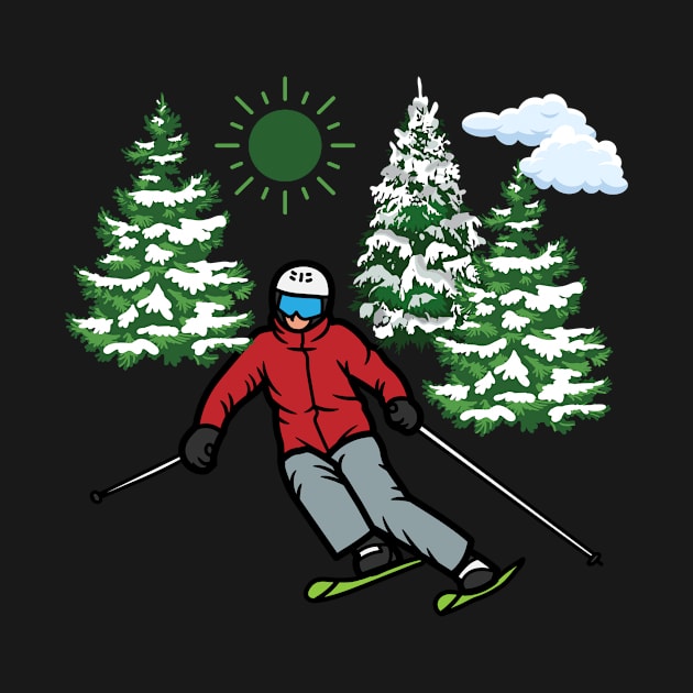 Skiing by AndreeaDesigns