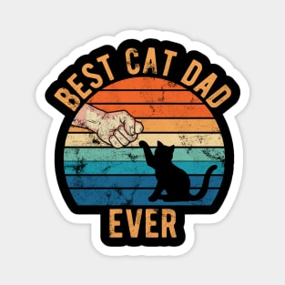 Best cat dad ever quarantined fathers day gifts 2020 quarantined Magnet