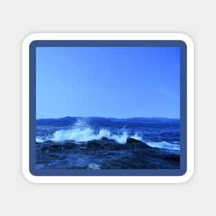 Blue Ocean Waves Magnet