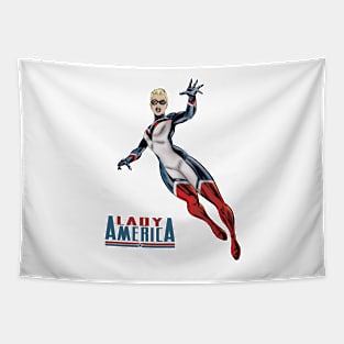 Zenith Comics - Lady America Figure Tapestry