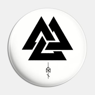 Valknut Odin symbol Pin