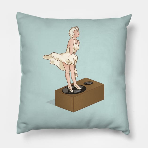 The 70 Hertz Itch Pillow by ArtistEYE