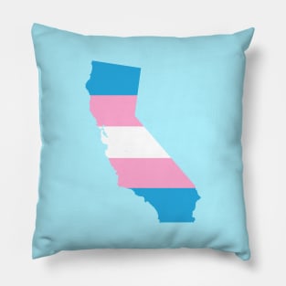 California Trans Pride Pillow