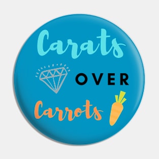 Easter Carats or Carrots Pin