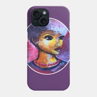 TWA - Gorgeous Curly Naturally Short Afro Phone Case