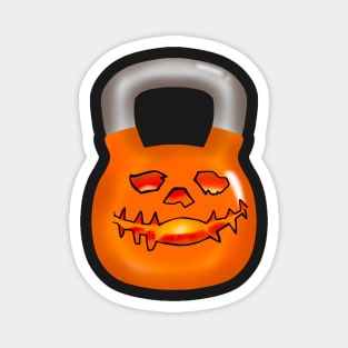 Kettlebell Halloween Magnet