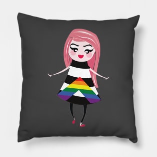 Straight Ally pride flag Pillow