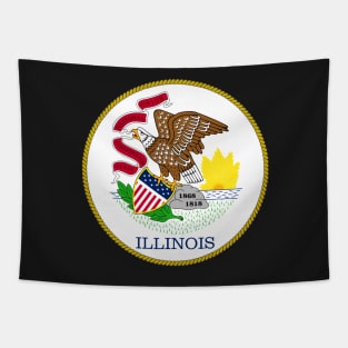 Illinois Coat of Arms Tapestry