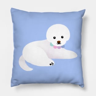 Pom Pom bichon Pillow