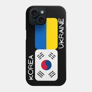 Korean Ukrainian - Korea, Ukraine Phone Case