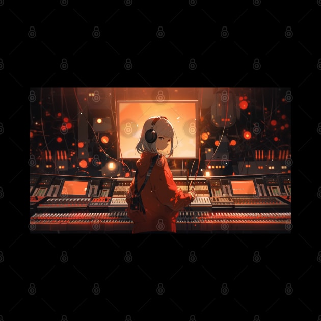 Lofi Girl In The Studio by Nightarcade